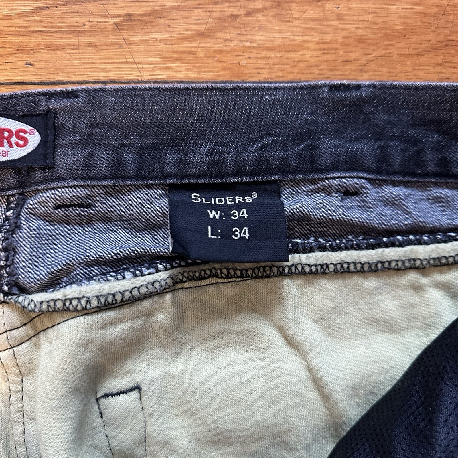 Sliders Kevlar Reinforced Motorcycle Jeans Mens 34×34 Black