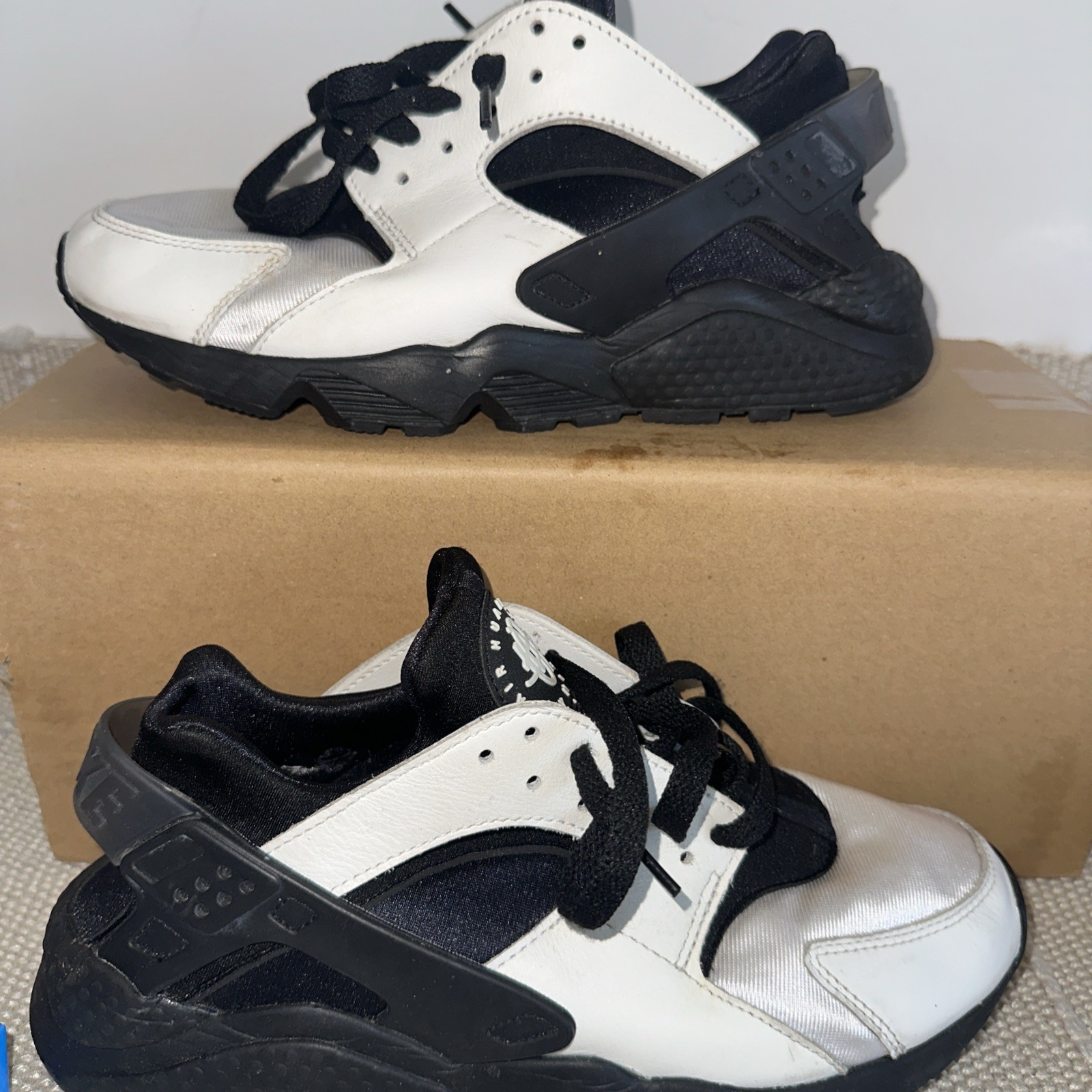 Nike Huarache White Black Orca dd1068 001 Mens 8
