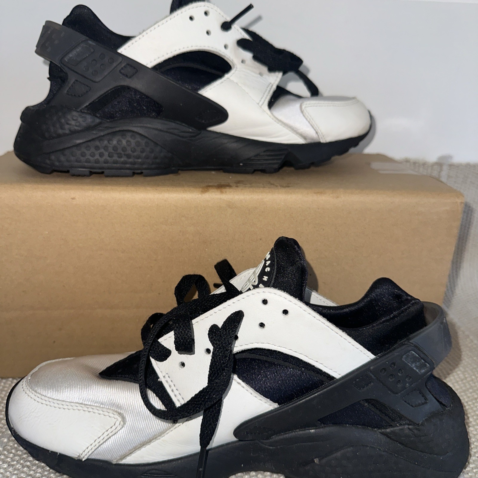 Nike Huarache White Black Orca dd1068 001 Mens 8