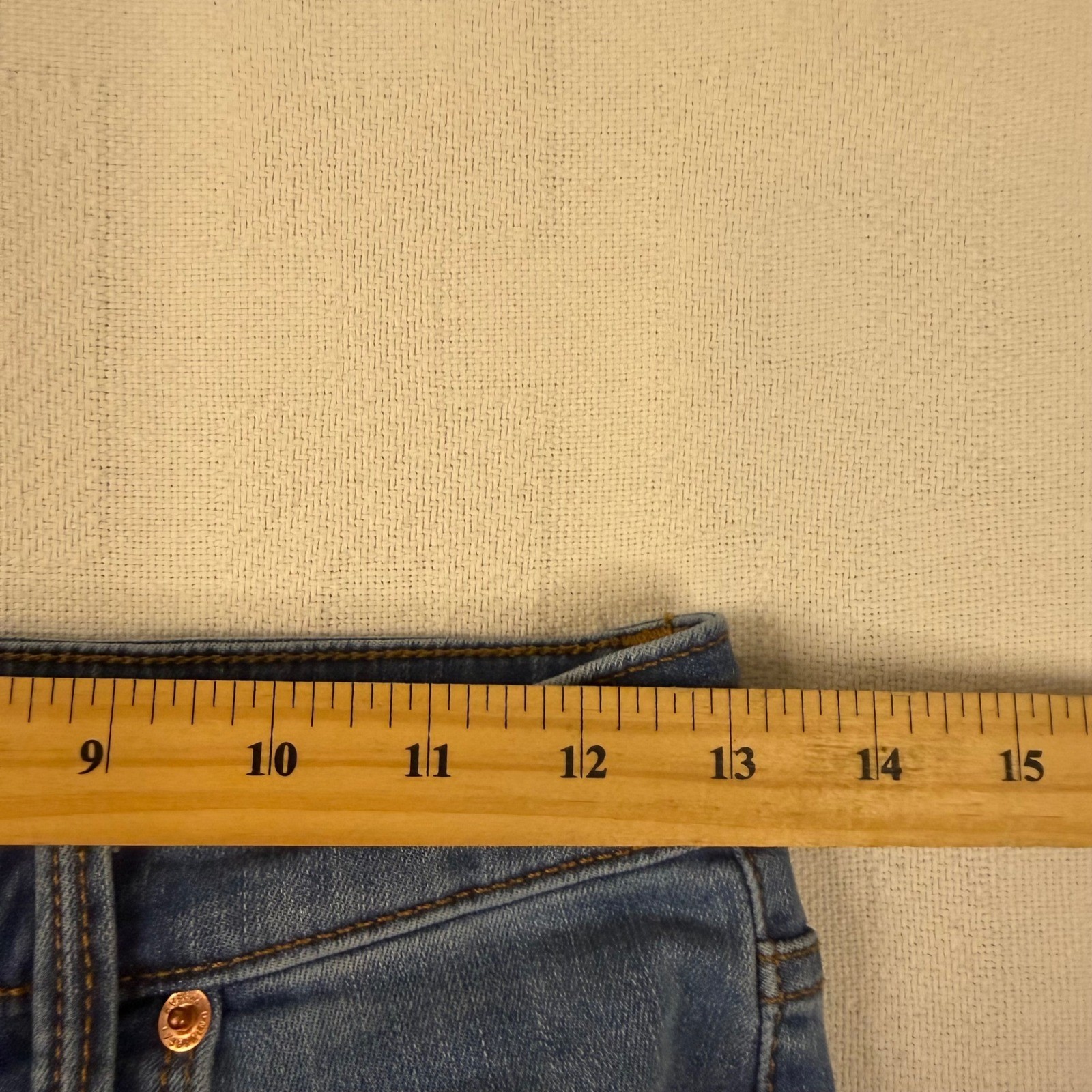 Universal Thread High Rise Skinny Jeans Blue Medium Wash Raw Hem Size 2/26R