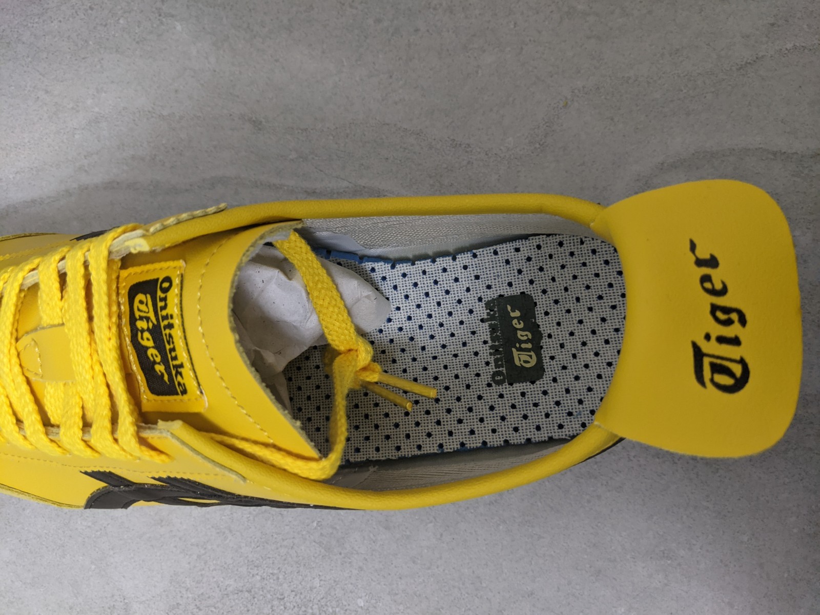 Onitsuka Tiger Mexico 66 Yellow Black Low Top Sneakers Shoes Unisex