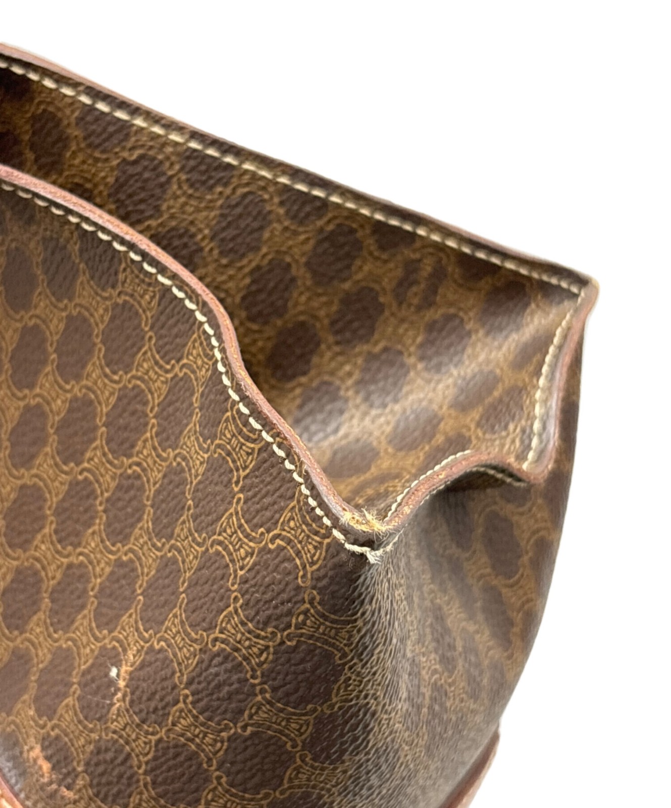 CELINE Tote bag Monogram Brown MC98 1 Authentic From Japan