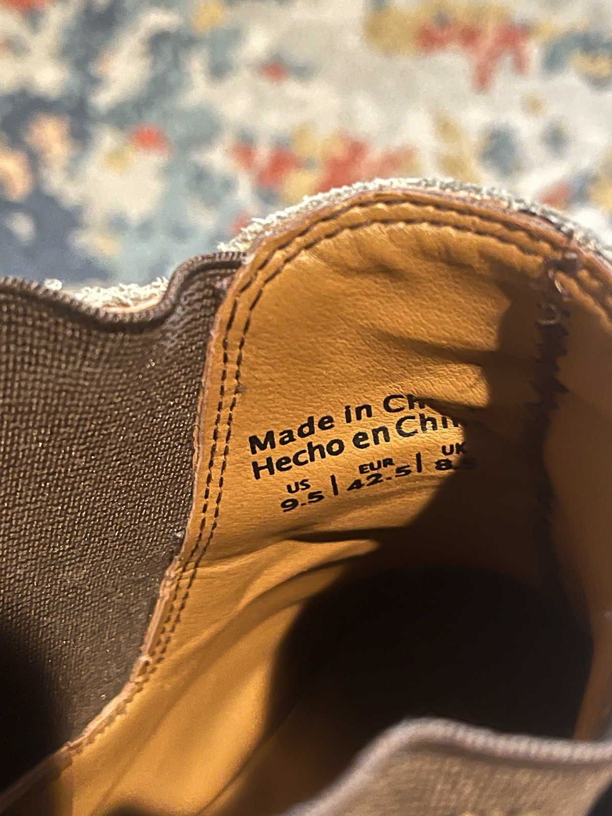 Call It Spring Men’s Suede Chelsea Boots US 9.5 EU 42.5