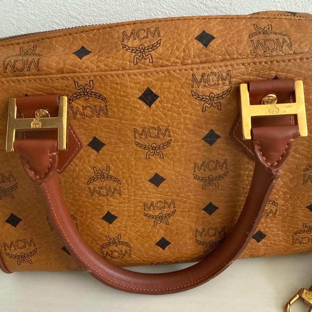 MCM Mini Boston Bag Bag Shoulder 2way