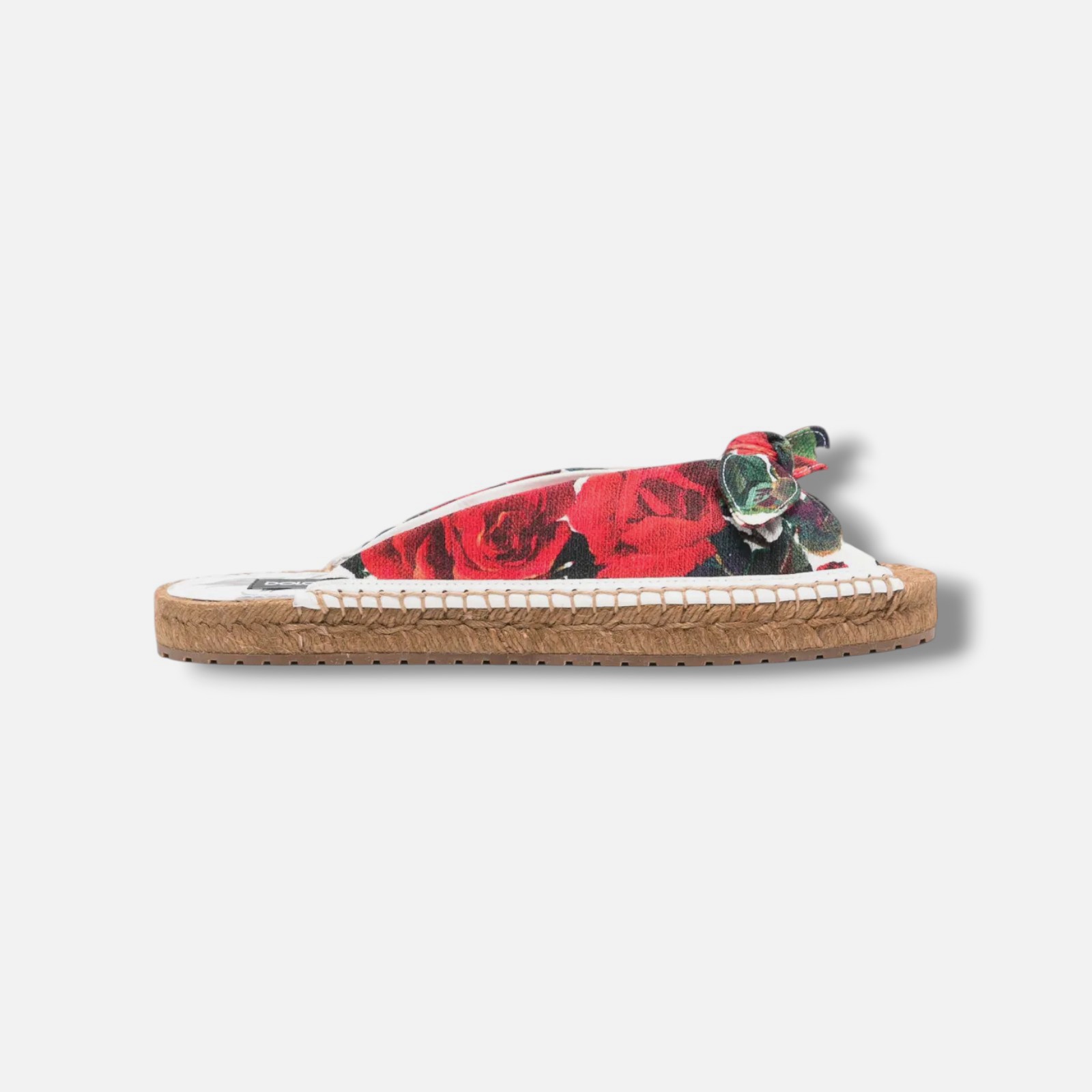 Dolce&Gabbana Women’s Red Knotted Espadrille Sandals Shoes Size EU:35 US:5