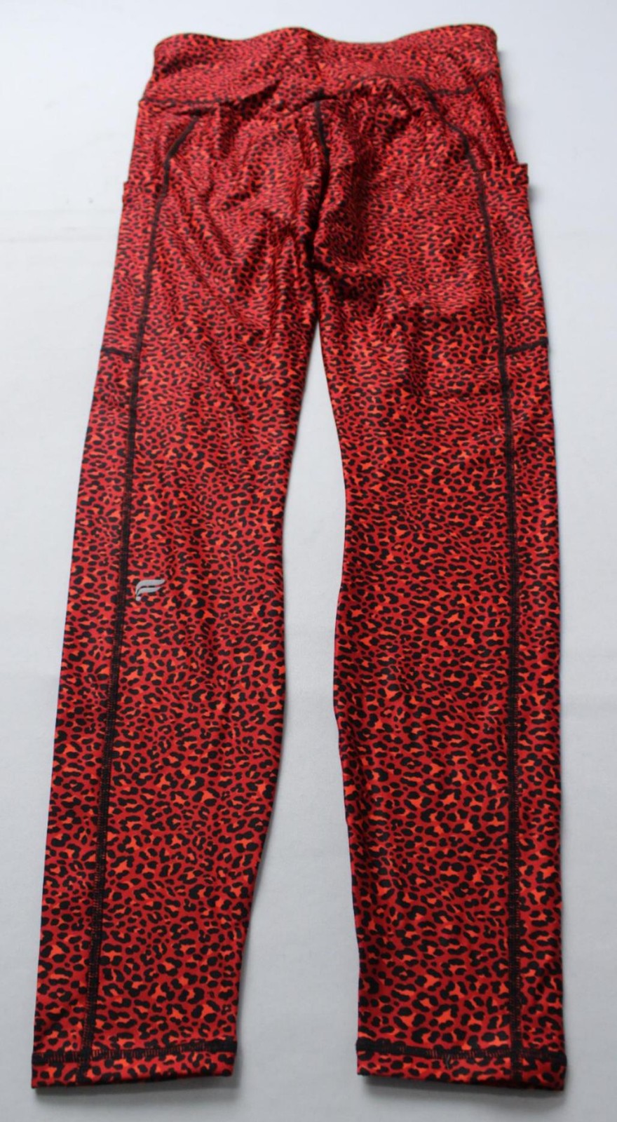 Fabletics Women’s Leopard Print High Waisted Leggings JL3 Electric Cherry Medium
