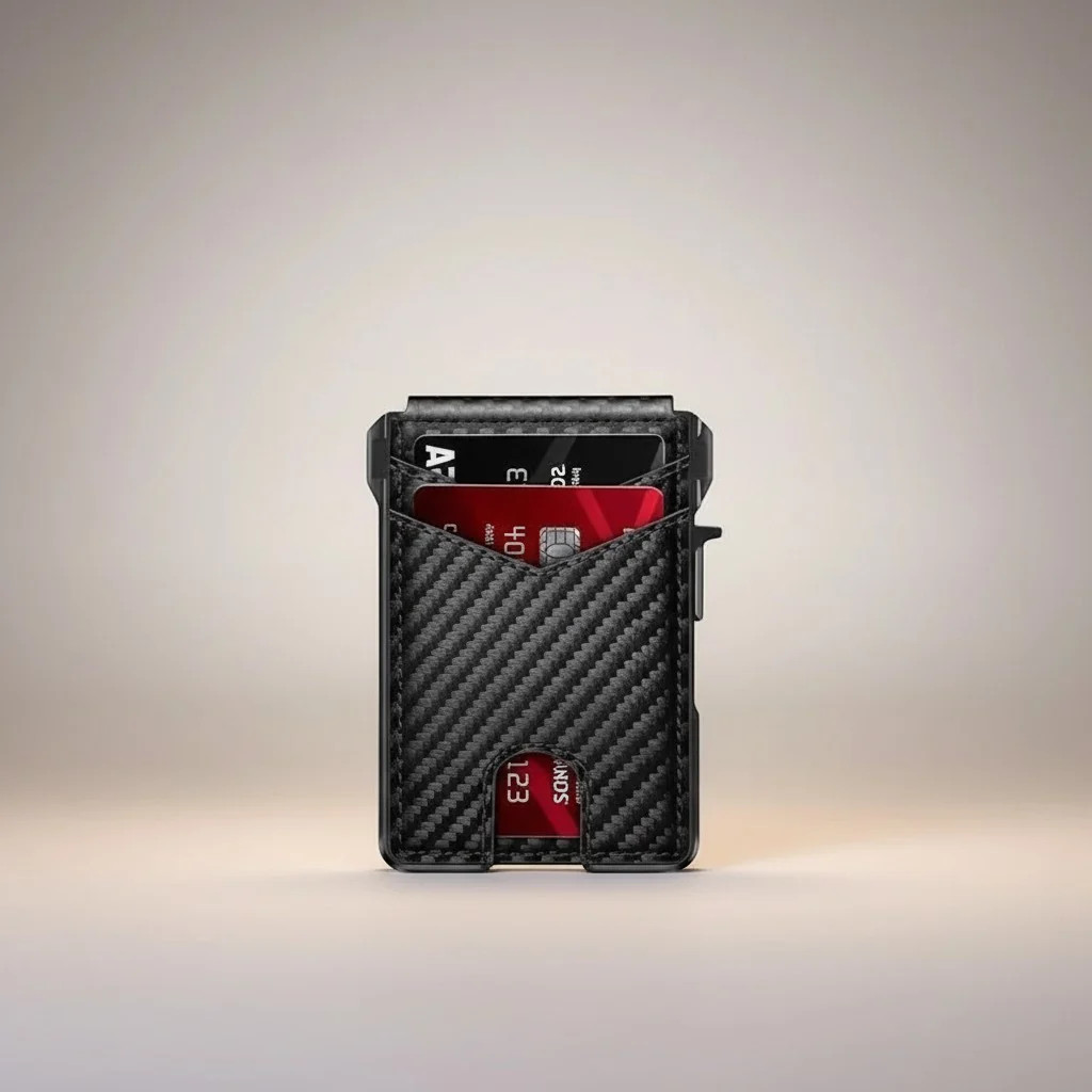 Slim Carbon Fiber Card Holder Wallet