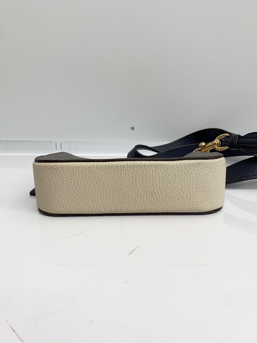 COACH Shoulder Bag Leather GRY F1992