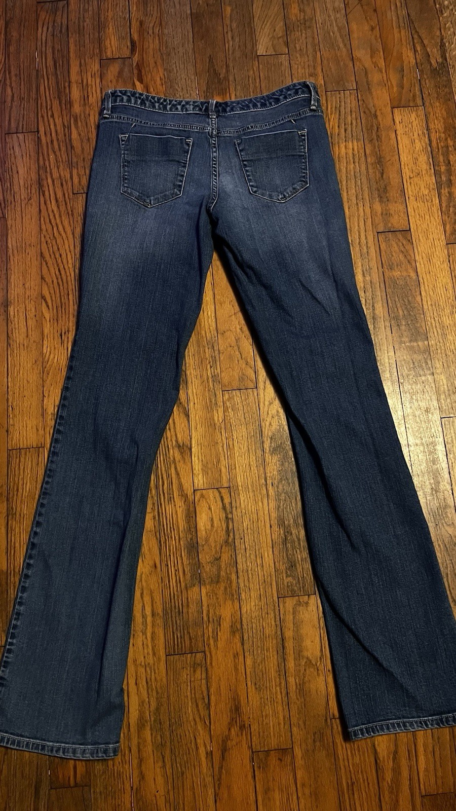 Mossimo Women’s Denim Bootcut Jeans Dark Wash Low Rise 6 Long (36 inseam)