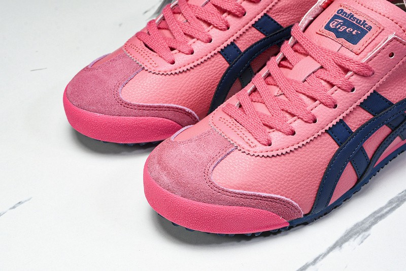 Onits*ka Tiger Mexico 66 Pink Cameo Mako Blue 1183B771-700 Unisex Size 4-11