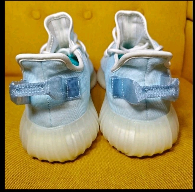 Yeezy Boost 350 V2 “Mono Ice” Blue White Sneaker Men’s Shoes Size 10