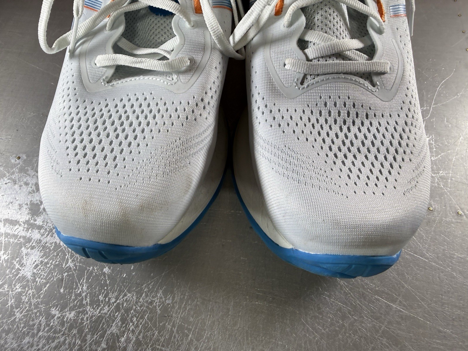Asics Gel-Cumulus 28 Mens Size 14 Wide White Blue Athletic Running Shoes ⚡️