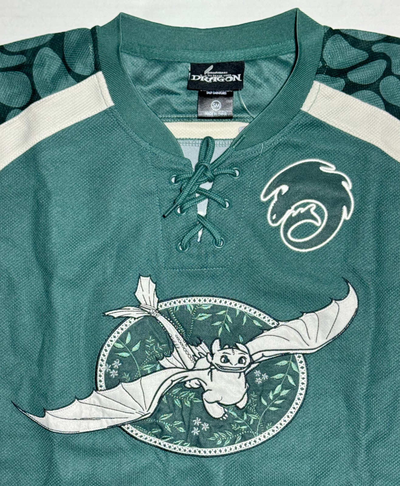 DreamWorks How To Train Your Dragon Toothless Hockey Jersey XS,SM,MD,LG,XL,2XL