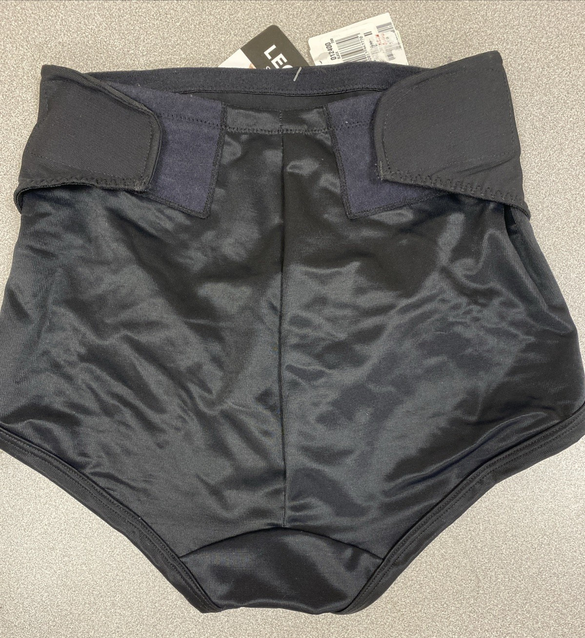 LEONISA Shapewear Postpartum Post Surgical Compression Panty Small Black 012400