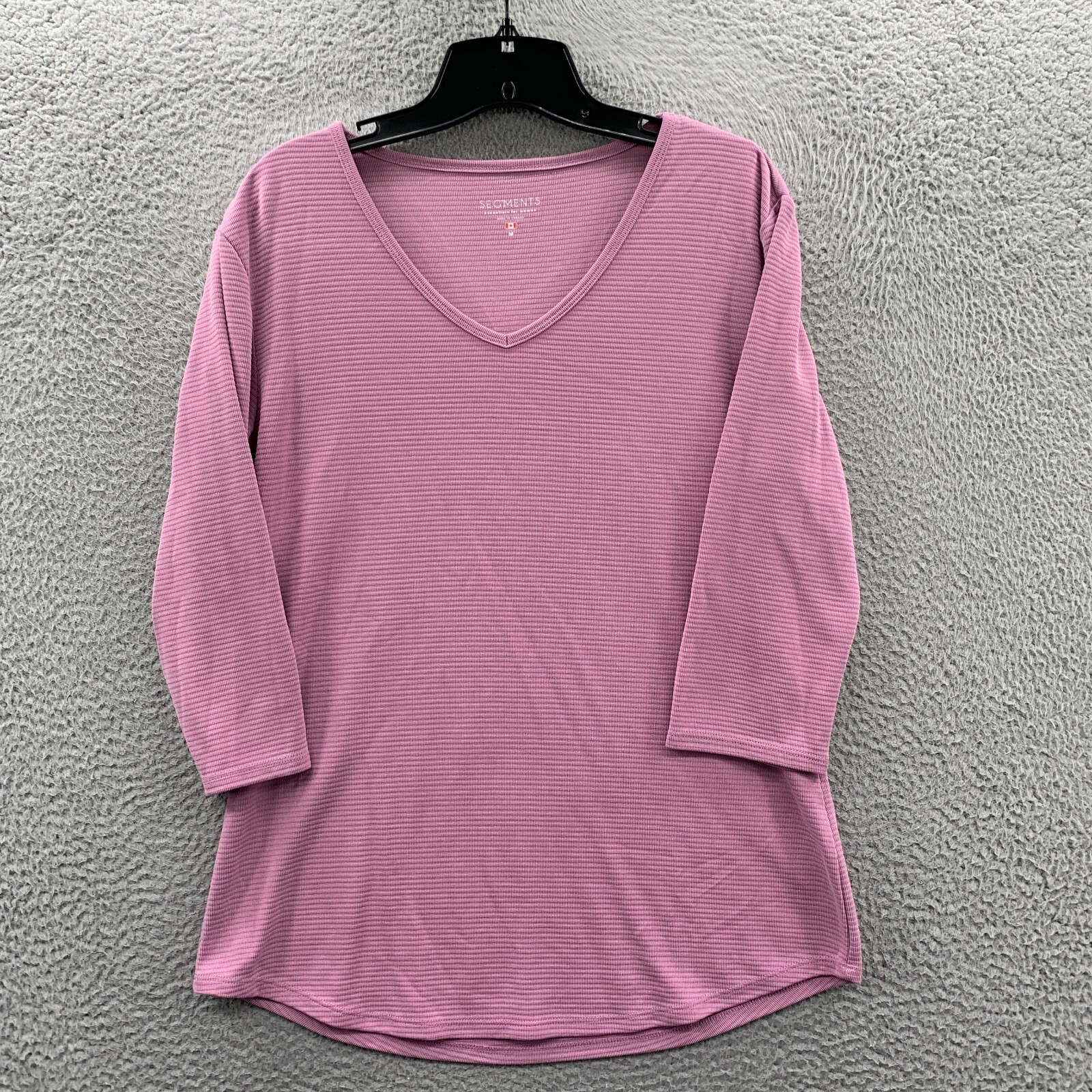 SEG’MENTS Blouse Womens Medium Top Long Sleeve Purple
