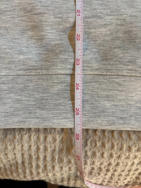 Lululemon Pullover Hoodie Mens XS Fits Like S Heathered Light Gray Spacer Knit.