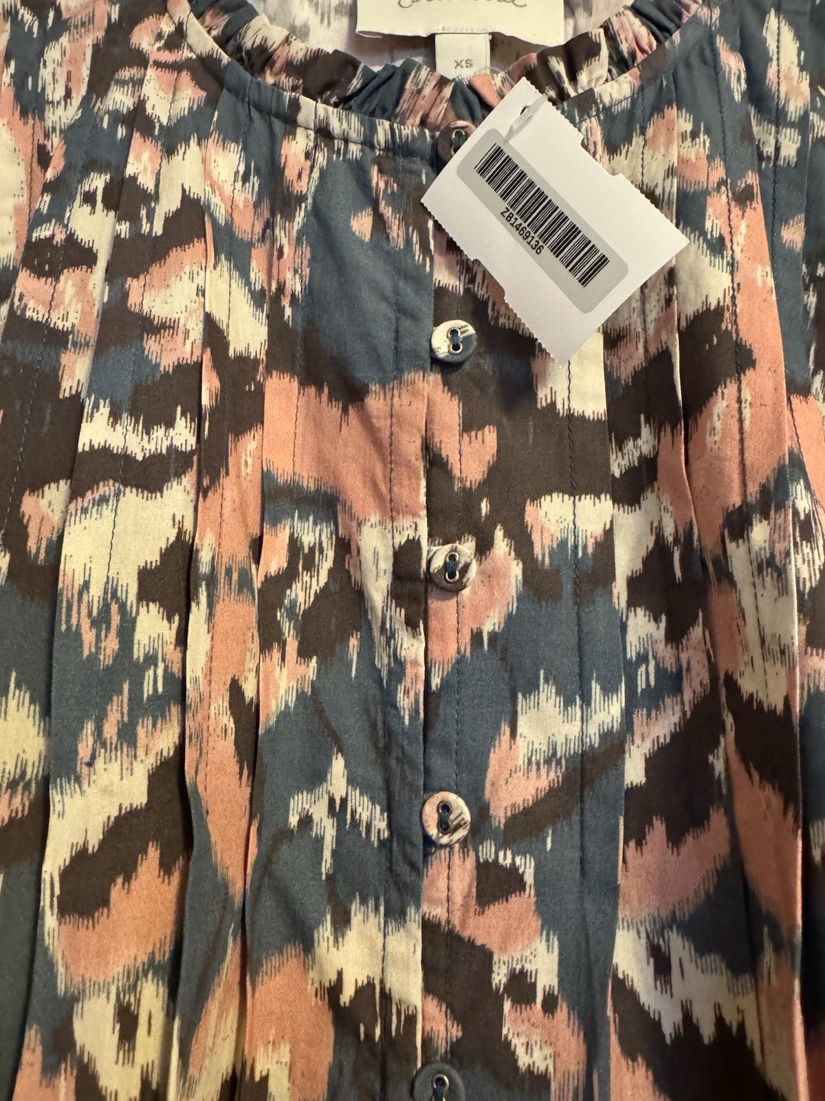 Cleobella Maritza Blouse Le Jules Print Size XS NWT