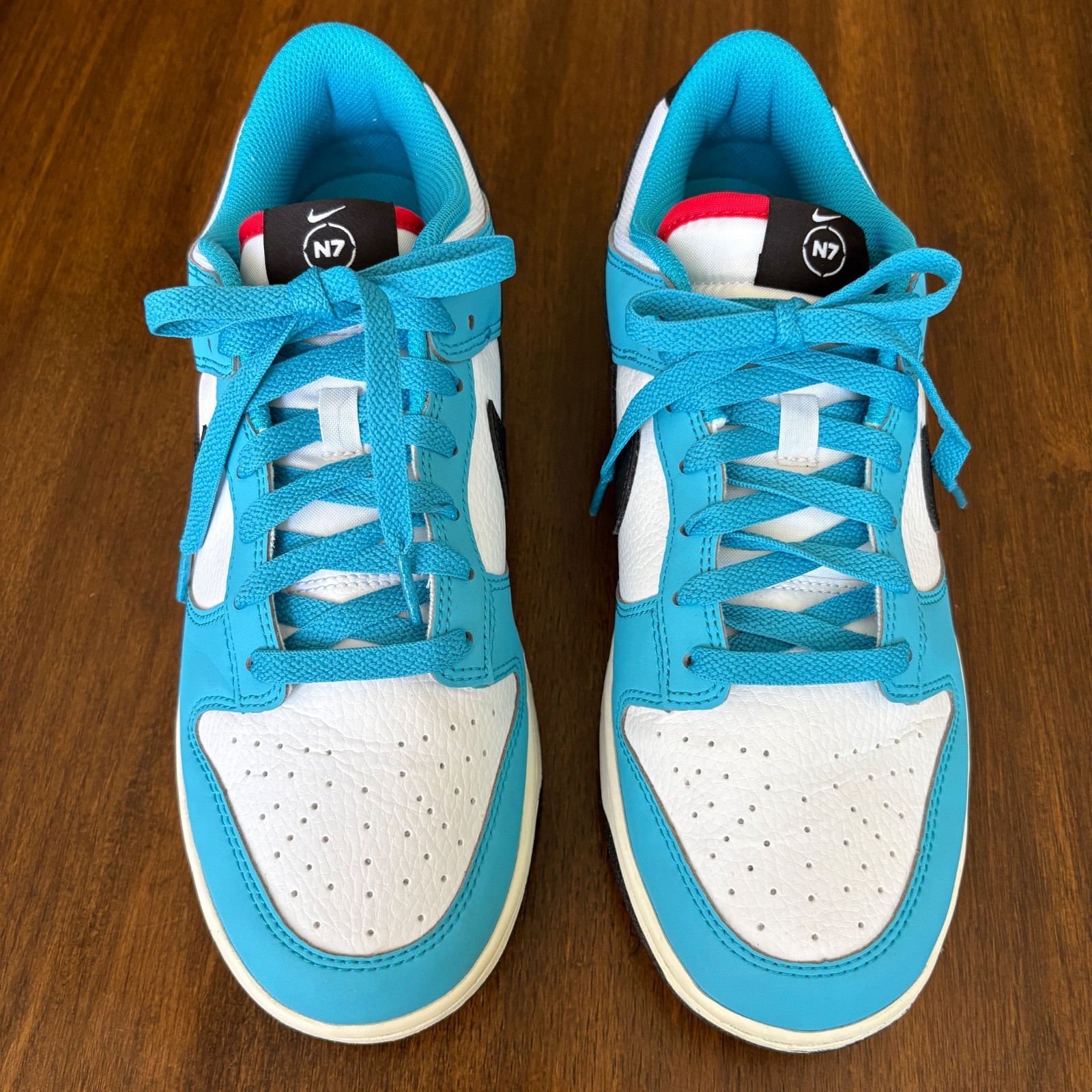 Nike Men’s Dunk Low Next Nature N7 Size 9.5 Sail/Turquoise HJ9088-488