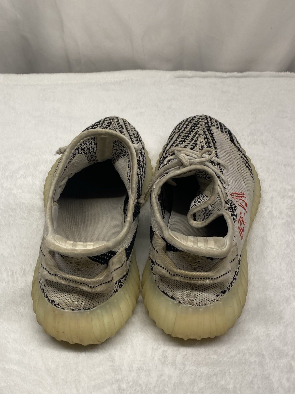 Adidas Yeezy Boost 350 V2 Low Zebra Well Used No Box Mens Size 10 UK 9.5