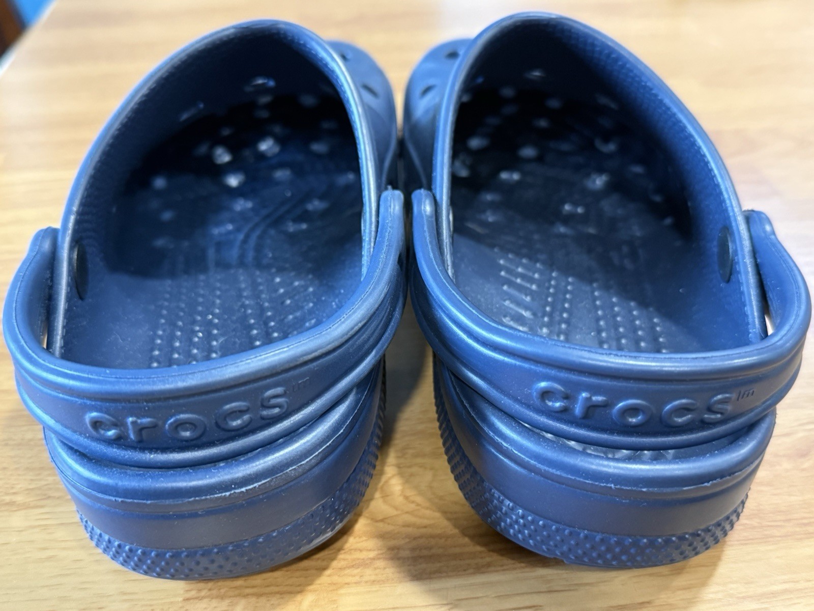 Crocs Baya Clogs Navy Blue Women 8 from my personal collection EUC
