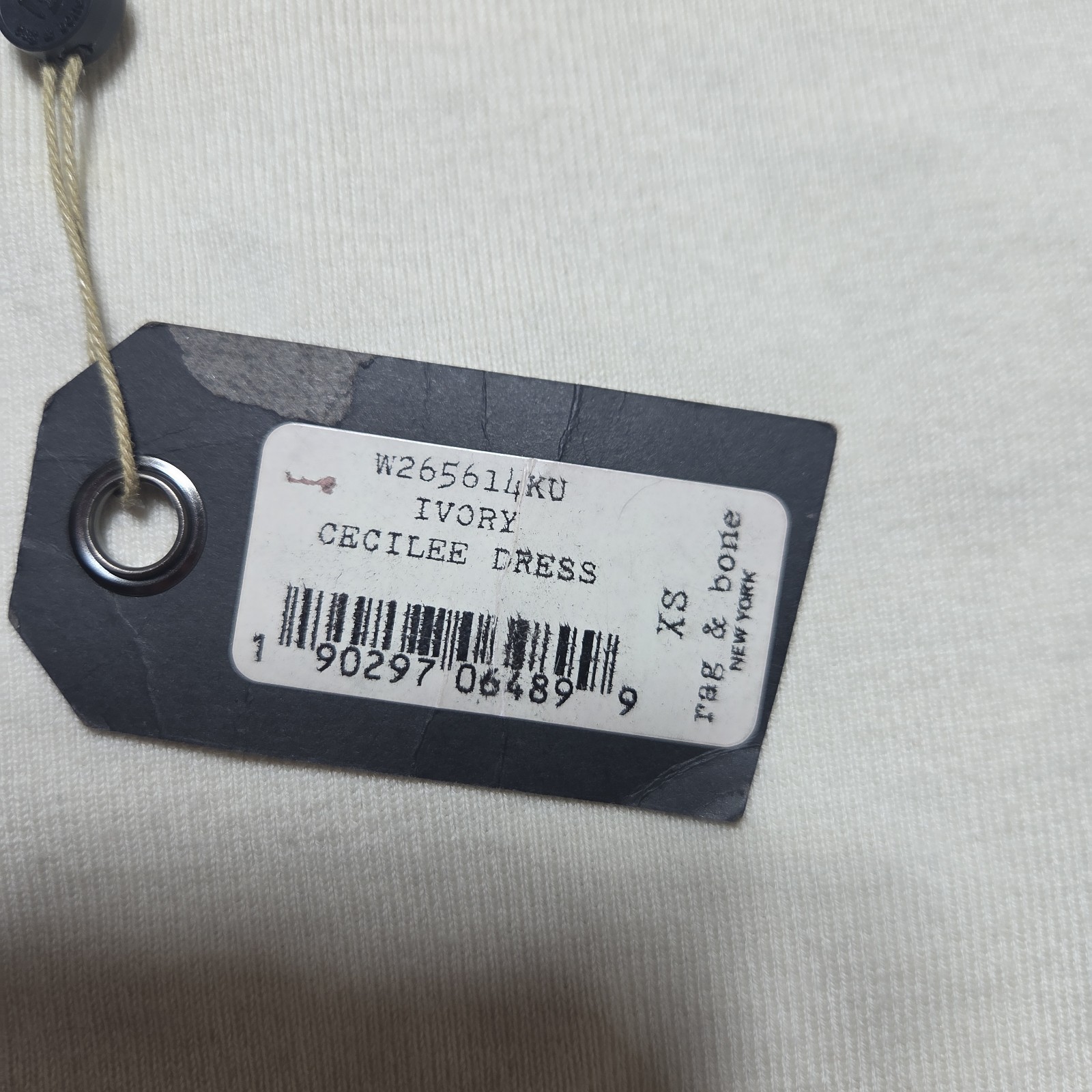 NWT RAG & BONE New York $395 Cecilee Colorblock Two Tone Knit Dress Size XS Read