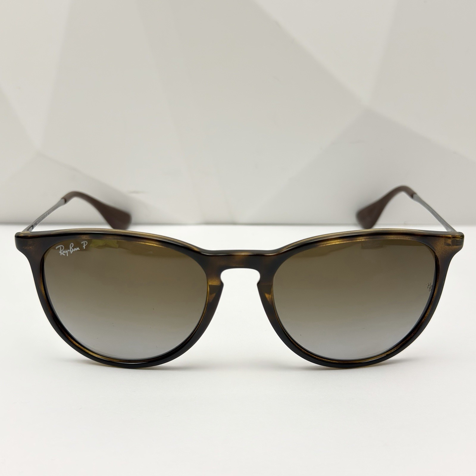Ray-Ban Erika Polarized Sunglasses RB4171 710/T5 54-18 Brown/Light Havana
