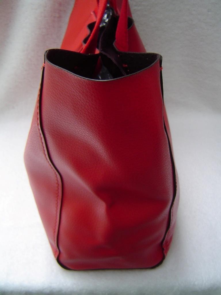 AUTHENTIC COACH RED LEATHER DERBY TOTE #58660 EUC/LN