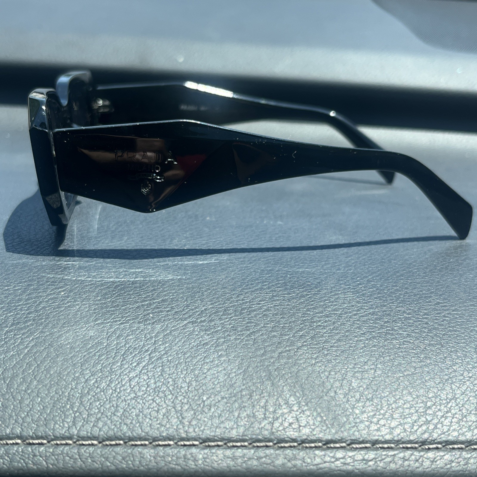 Prada PR17WS 1AB5S049 Women’s Sunglasses 49 mm Black / Dark Grey Lens