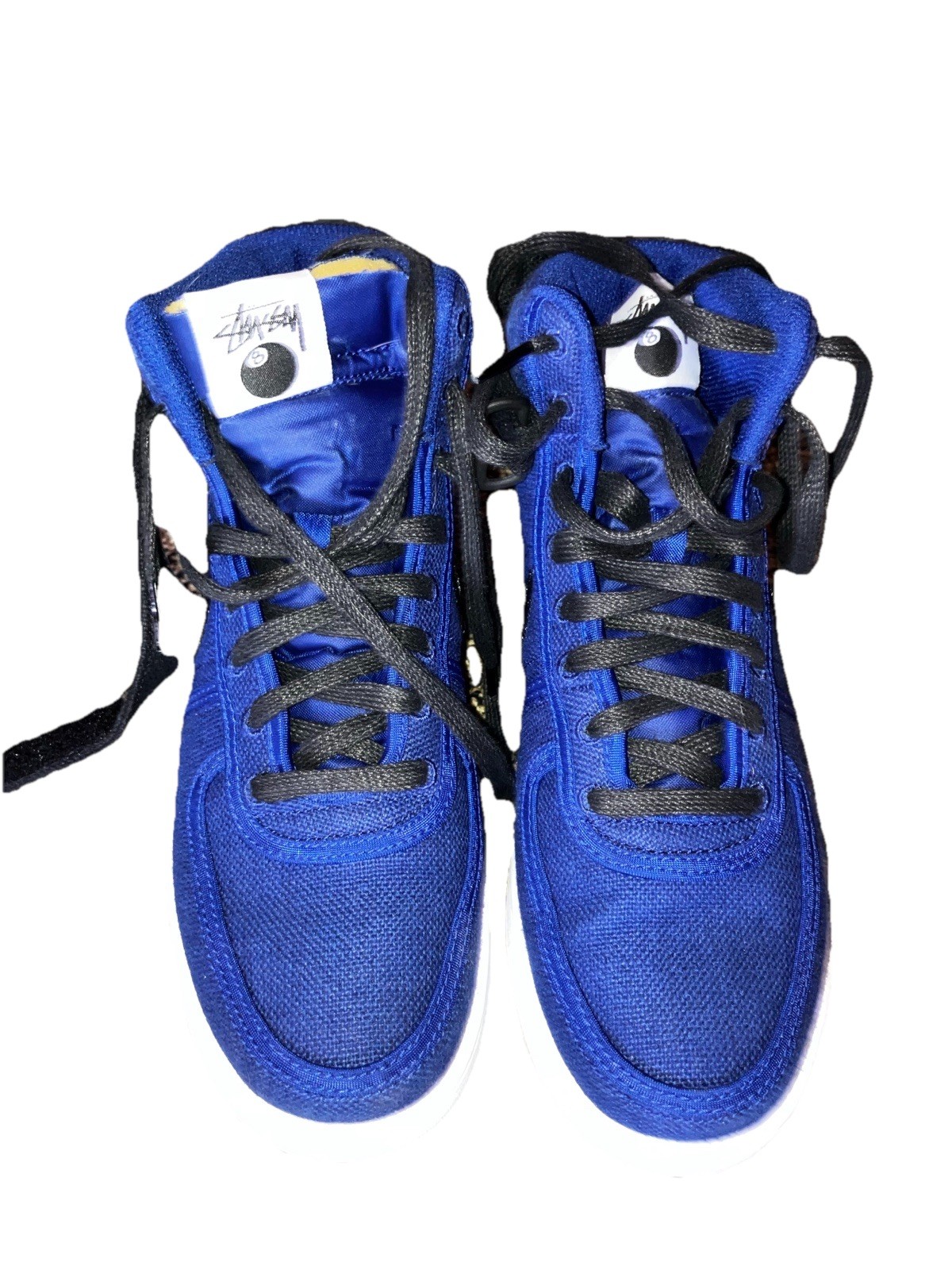 NIKE STUSSY X Men Vandal High Sneakers DX5425 400 SZ Men 6.5 Women 8