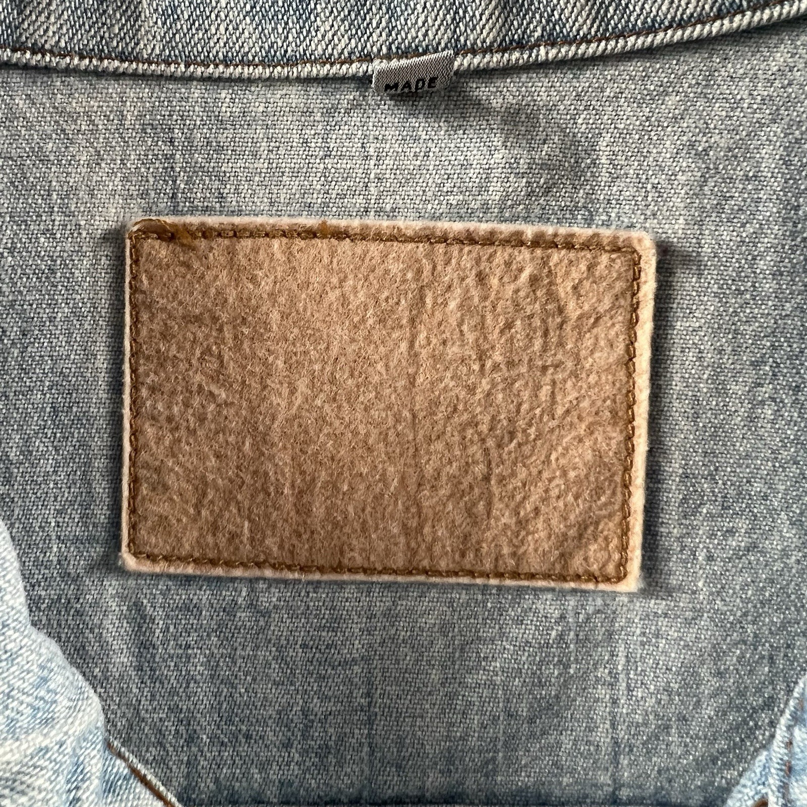 Marithe Francois Girbaud Jacket Mens Small Denim Trucker Light Wash 90s Vintage