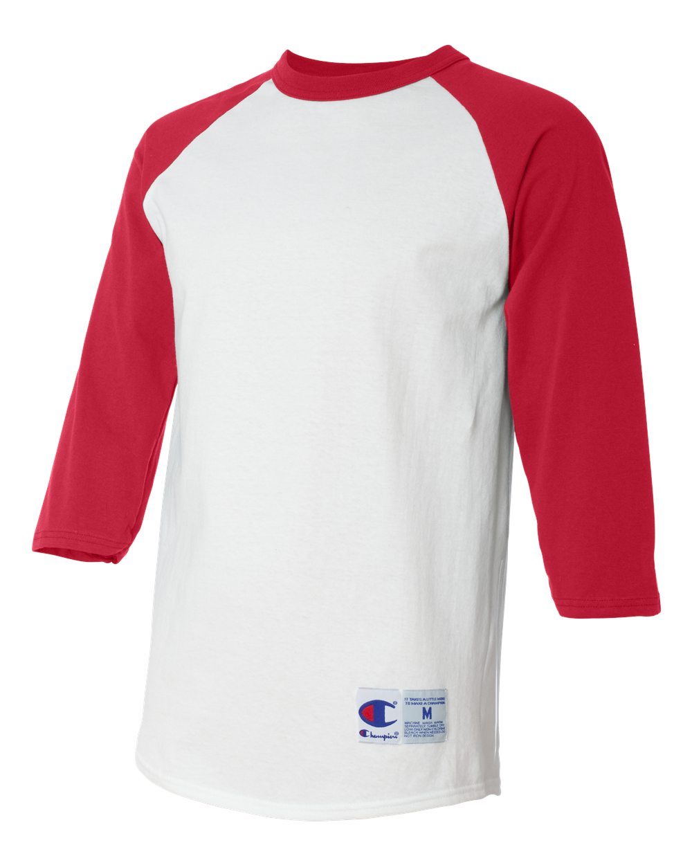 Champion Men’s Adult Raglan Baseball T-Shirt 3/4 sleeves T-137