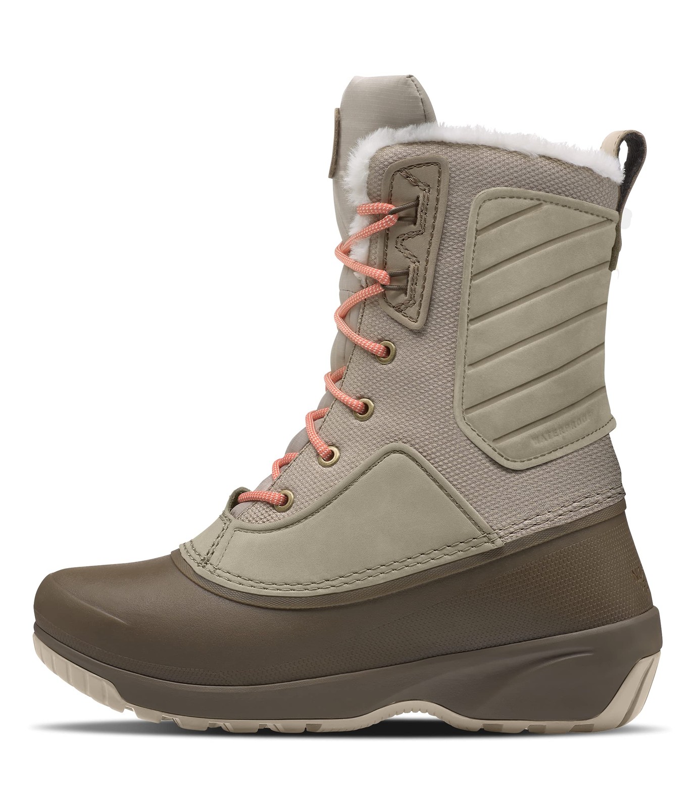 North Face Shellista IV Mid Winter Boot Flax Walnut Women US 8 NWB