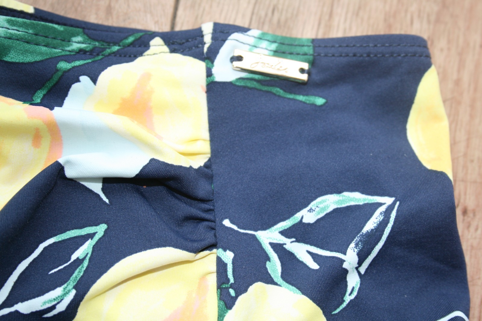 NEW&TAGS JOULES bikini bottoms SIZE 8 36 high waist LEMON TREE retro swimwear
