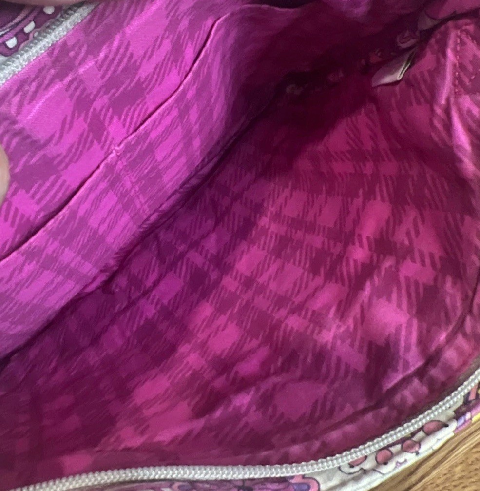 Vera bradley (2012) Mailbag Retired Plaid Meets Paisley Pattern Crossbody Y2K