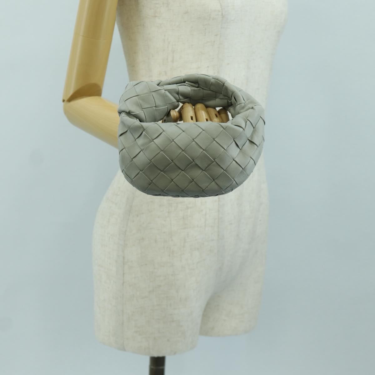 BOTTEGA VENETA INTRECCIATO Candy Jodie Hand Pouch 730828 VCPP0 Auth SW2264SAM