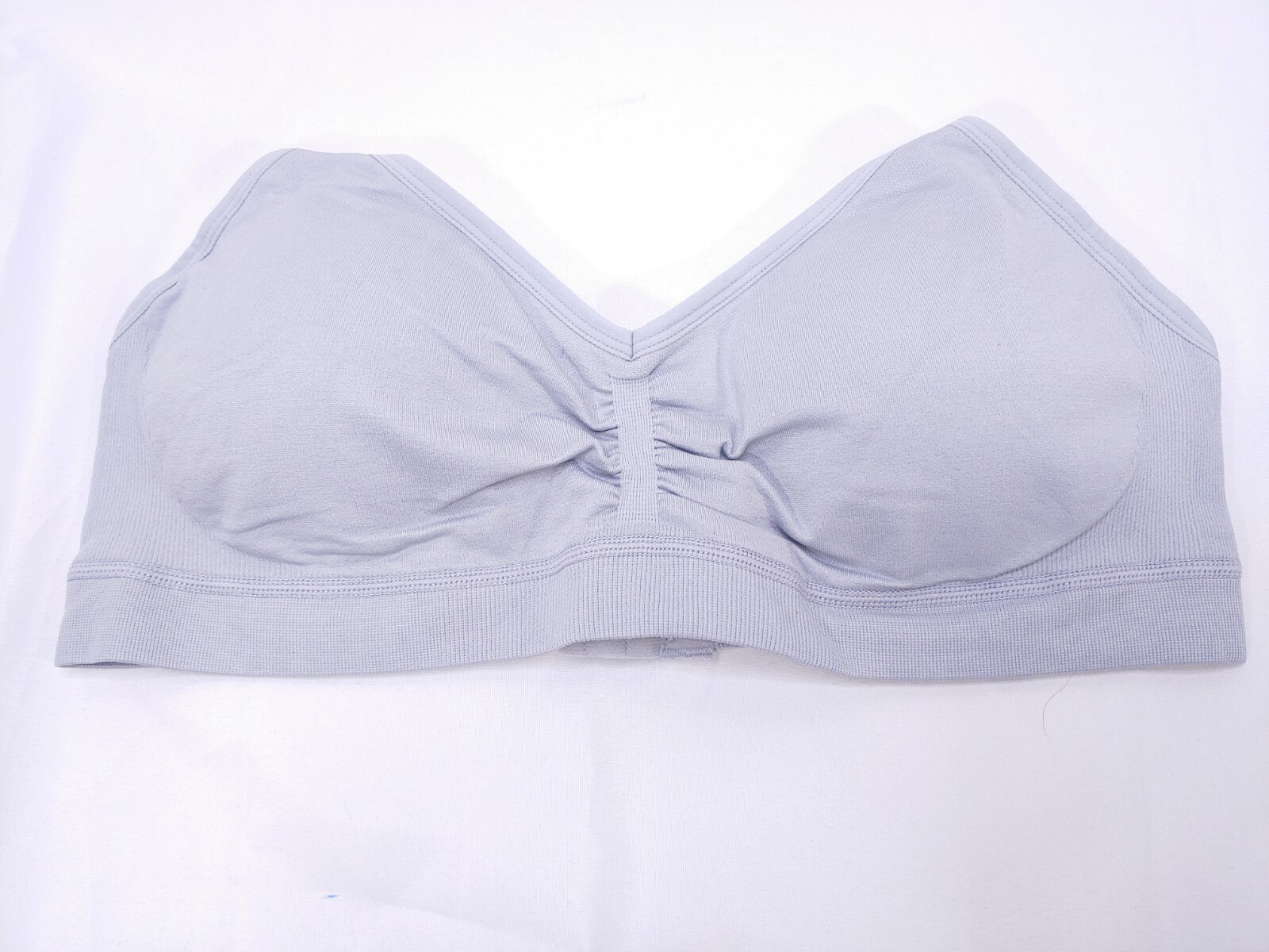 Arabella Women’s Seamless Padded Everyday Bra Ash Grey Size XL