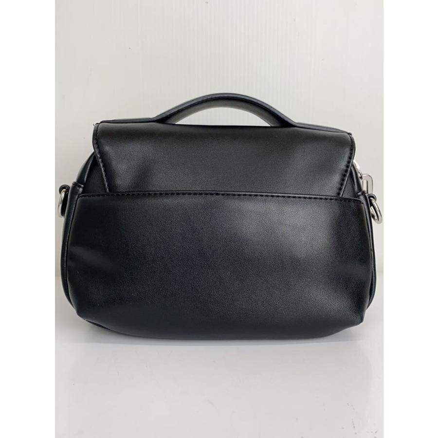 DIESEL P6727 Leather Black Shoulder Bag Mens Zip Top Handle