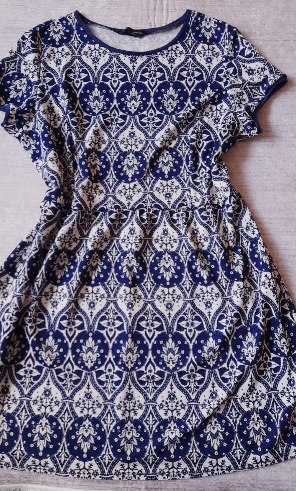Dorothy Perkins Dress Size 20 Print Sheath A Line Shift TunicHoliday tp45