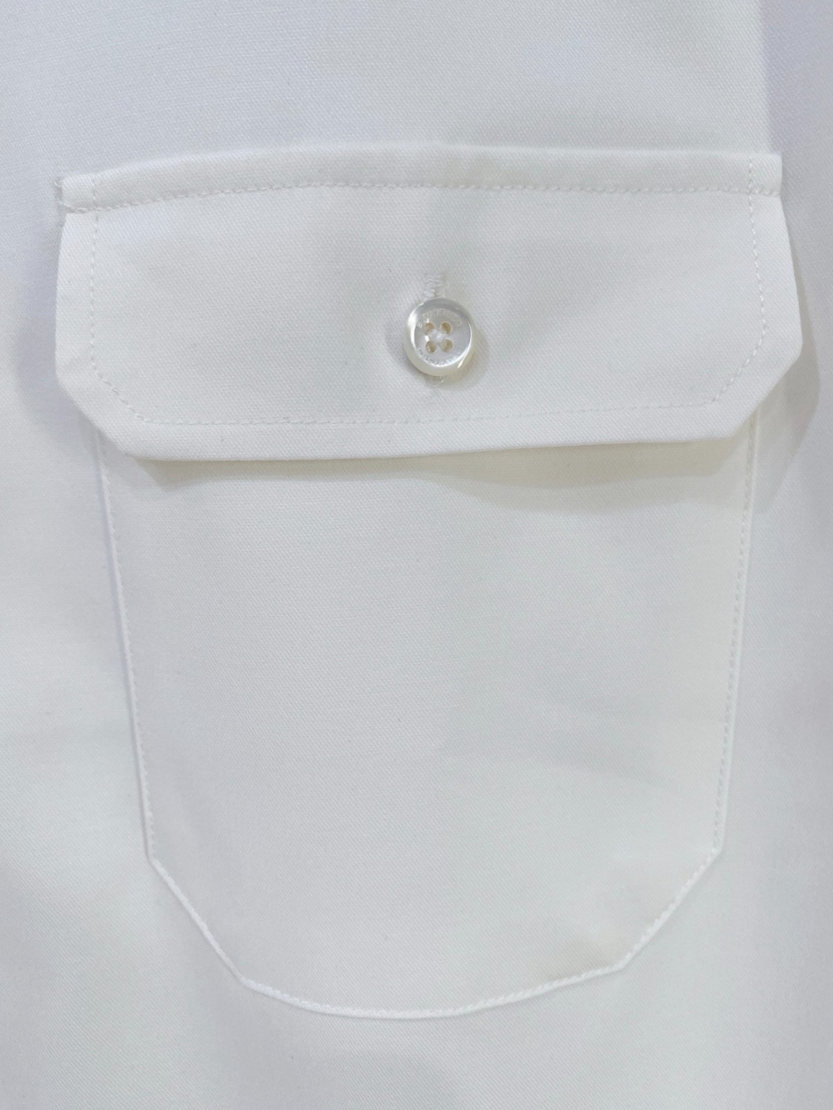 Brunello Cucinelli White Cotton Long Sleeve Leisure Shirt Designer Men’s Size: L