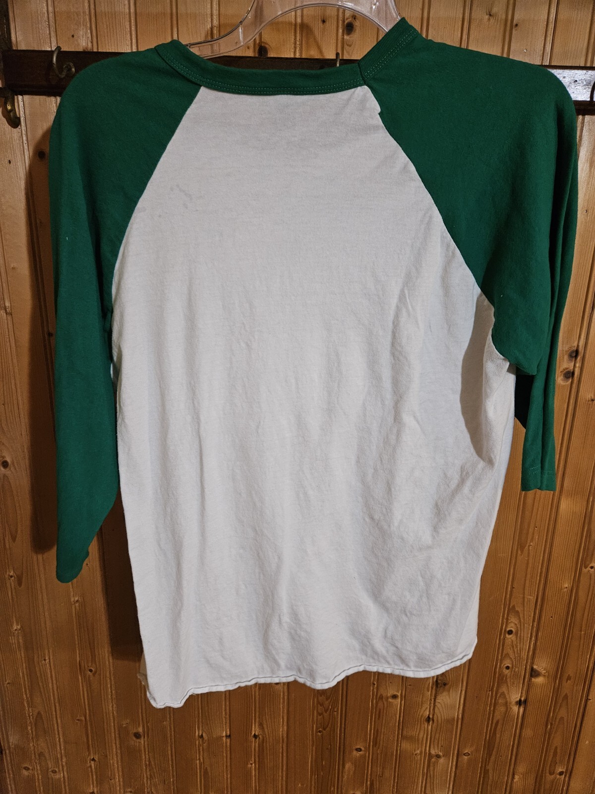 Christmas Holiday Santa Shirt LG Unisex Raglan Sleeve Pullover New No Tags 5741