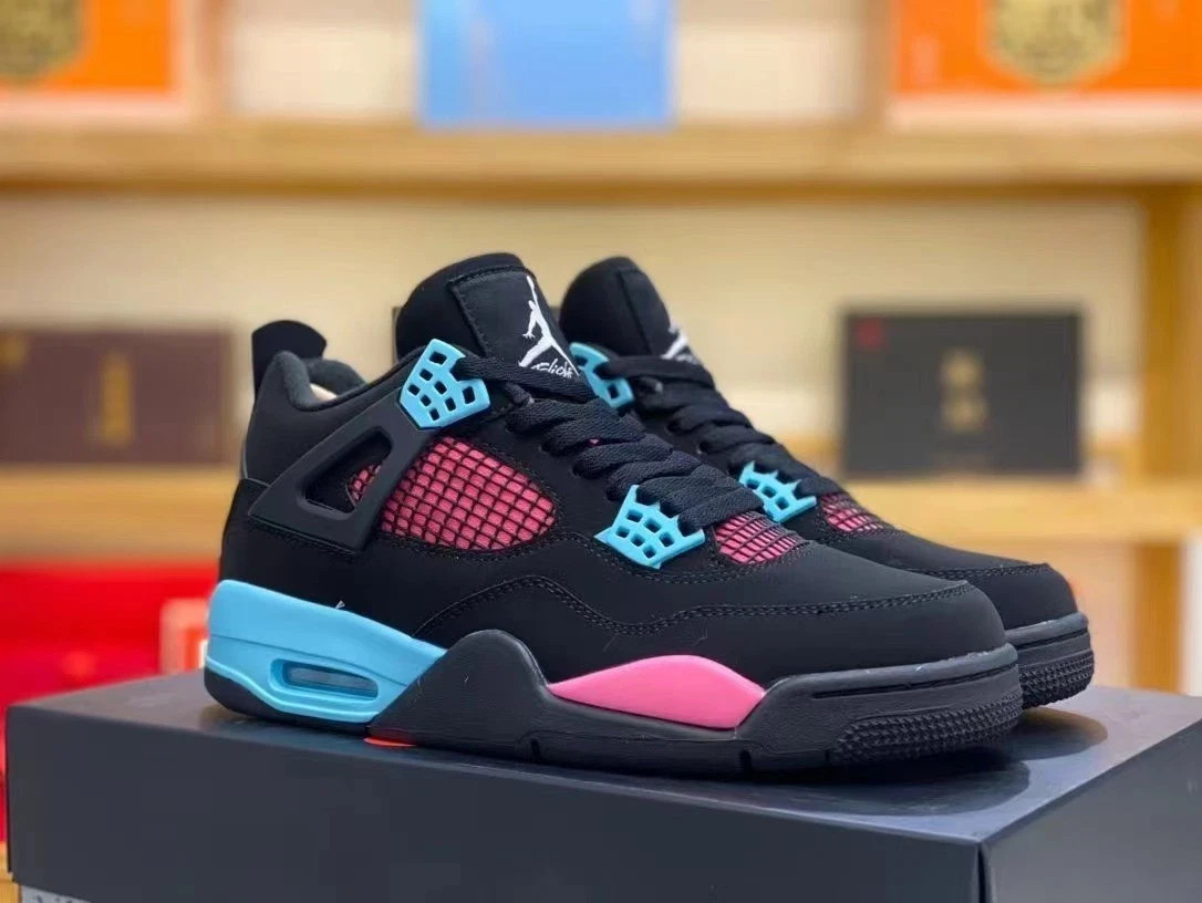 Jordan 4 Pink Blue Thunder Men’s Size US 7-12 NEW
