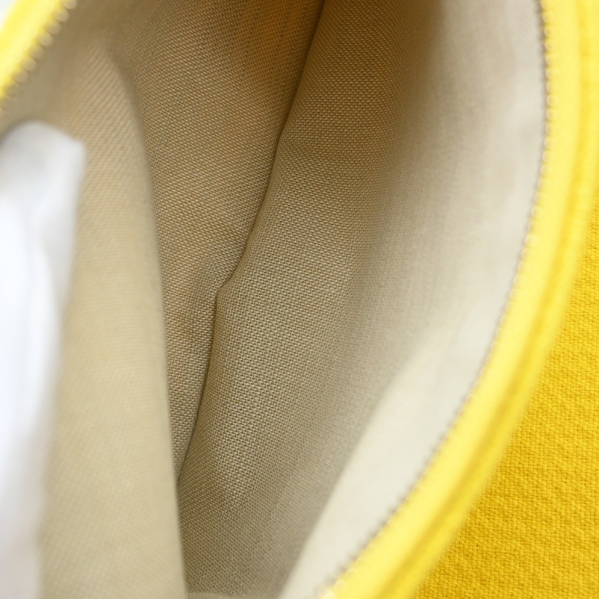 Chanel Yellow Canvas Small Deauville 2way Tote Bag KQ01245