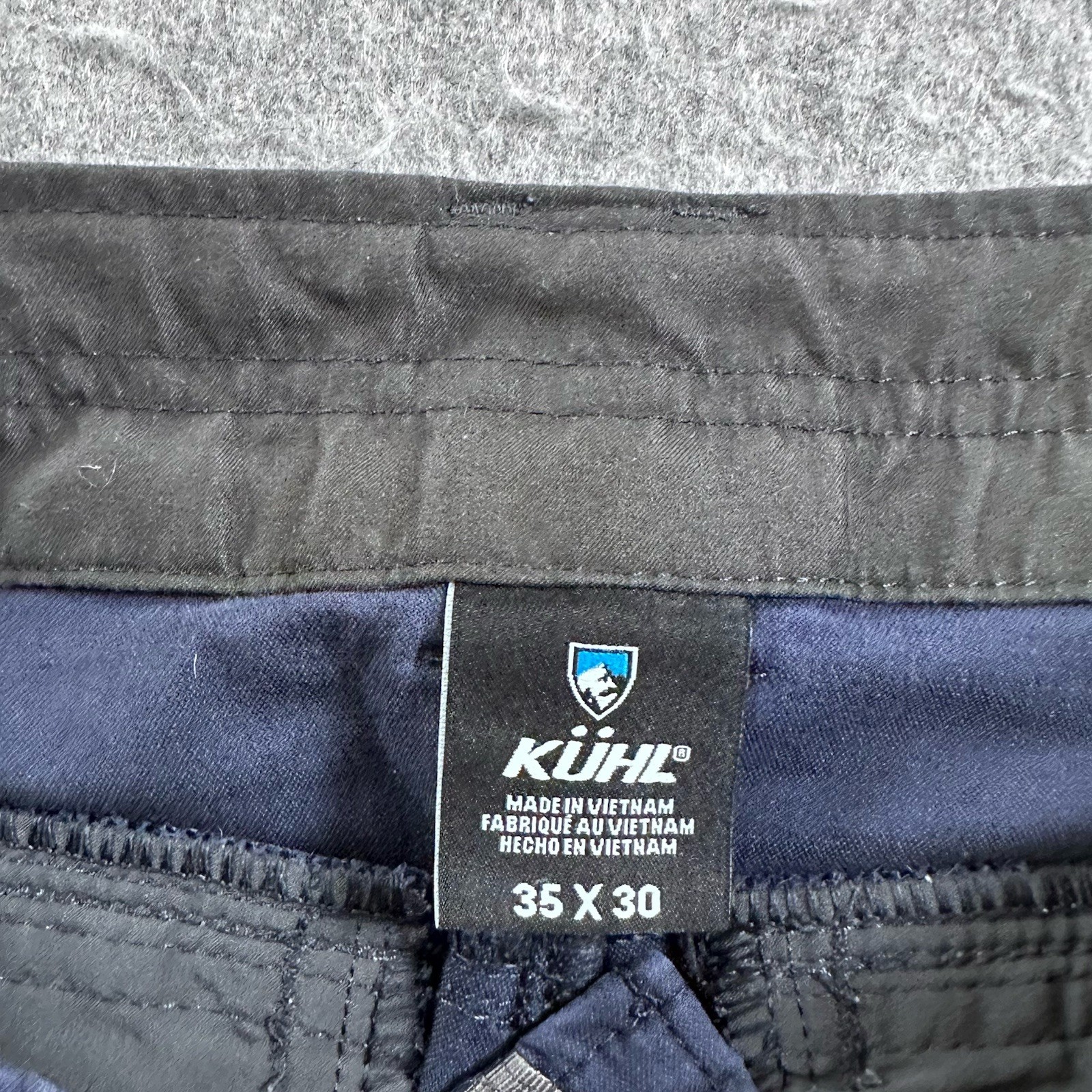 Kuhl Resistor Lite Chino Mens 35×30 Blue Xkanvas Lite Stretch Pants #2986