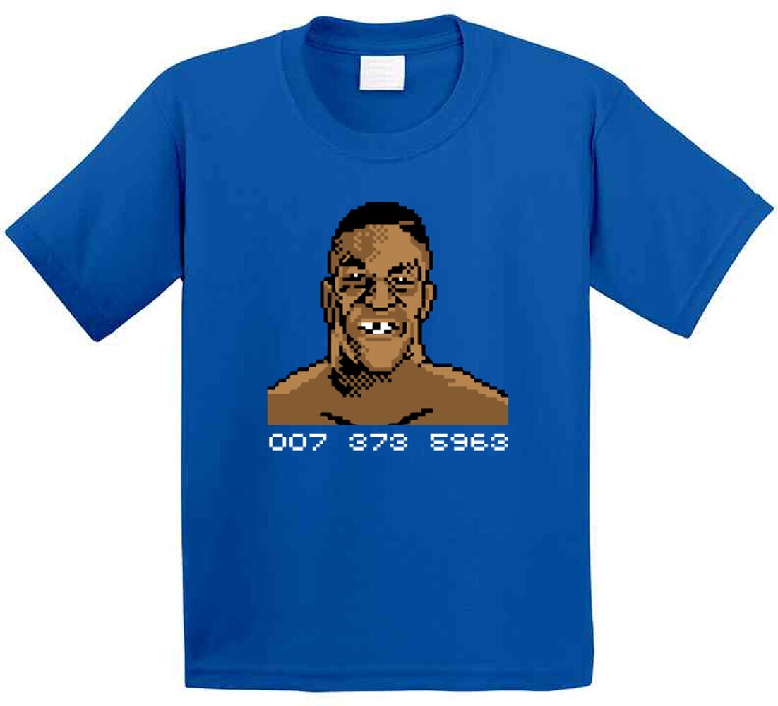 Mike Tyson’s Punch Out NES Nintendo Game T shirt Retro Code Tee