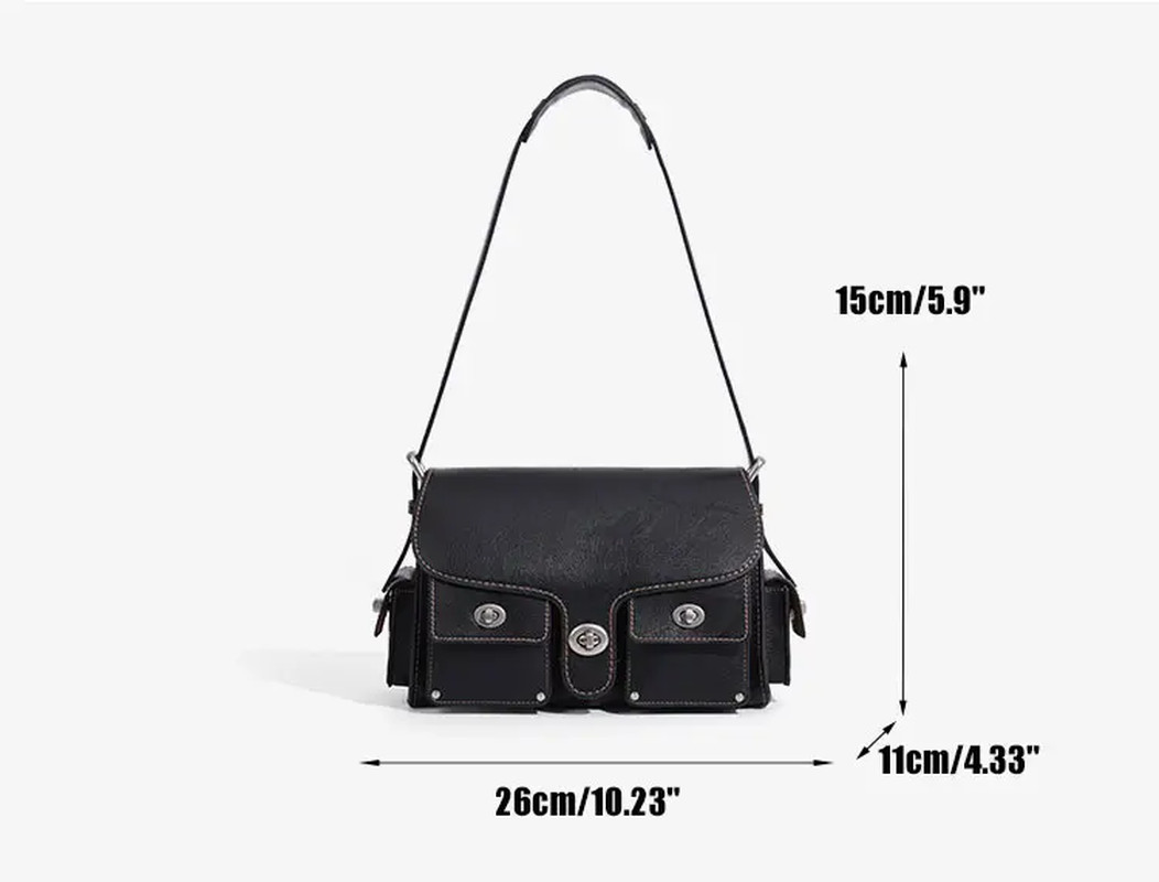 CEFIRO Turnlock SOFT TABBY Stylish Crossbody Bag for Everyday Use