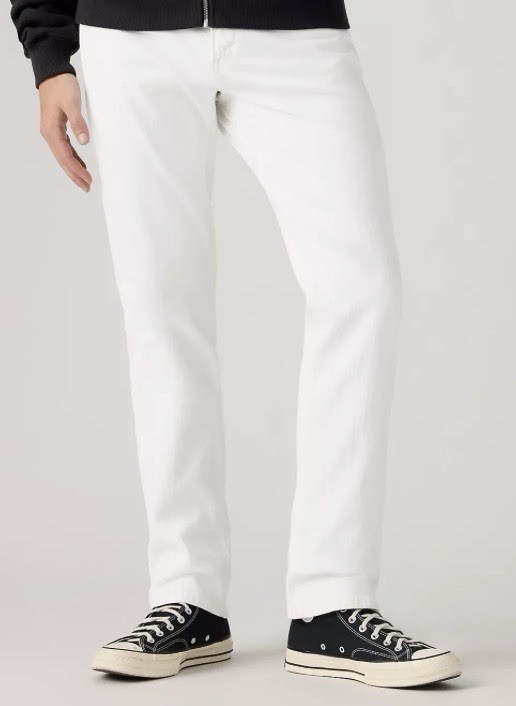 Levi’s 541 Athletic Taper Jeans Men 35×32 White Stretch Denim Levi Stretch.