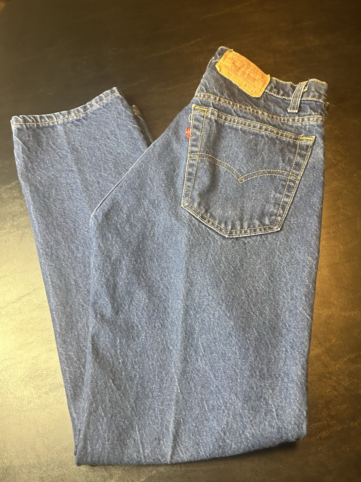 Vintage Levi’s 505 Original Fit Straight Leg Blue Denim Jeans Made in USA