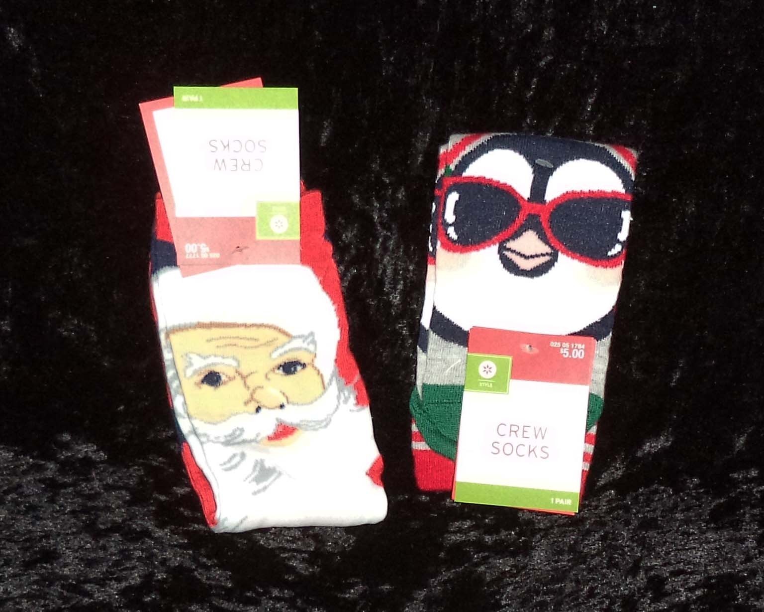 2 Pair of Christmas Women’s Socks (One Size Fits Most) *SEE SELECTION* NEW!