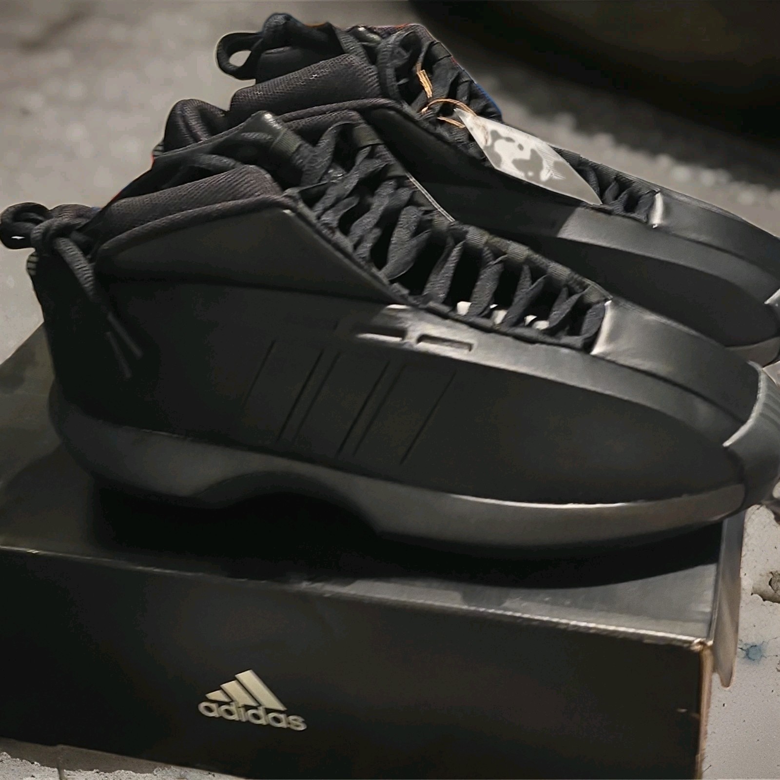 adidas Crazy 1 2023 Men’s Mid Top Basketball Shoes Core Black Synthetic IG5900