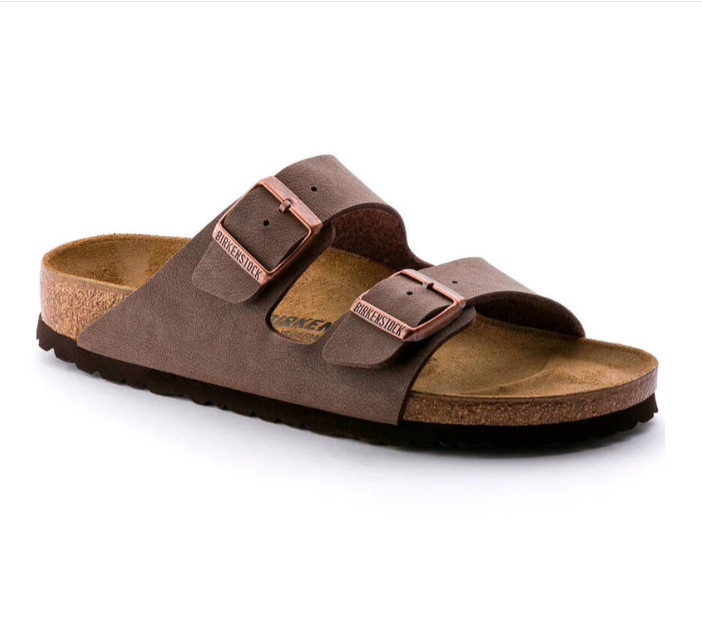 Birkenstock Arizona BirkiBuc Synthetic Mocha Unisex Comfort Sandals Size 37-45